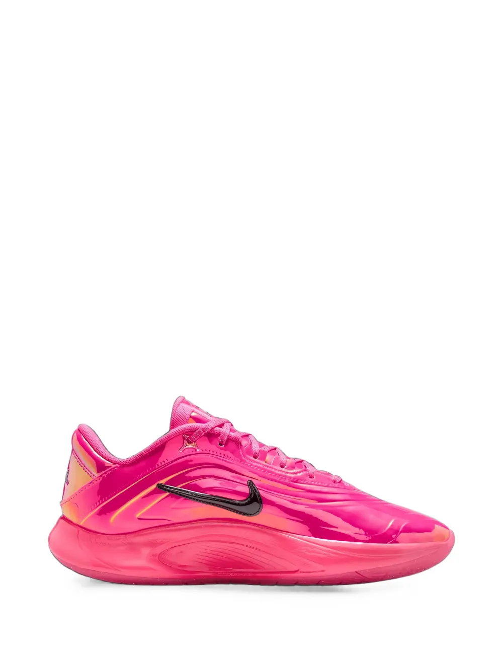 Nike A'One All-Star Warning Label low-top sneakers Roze