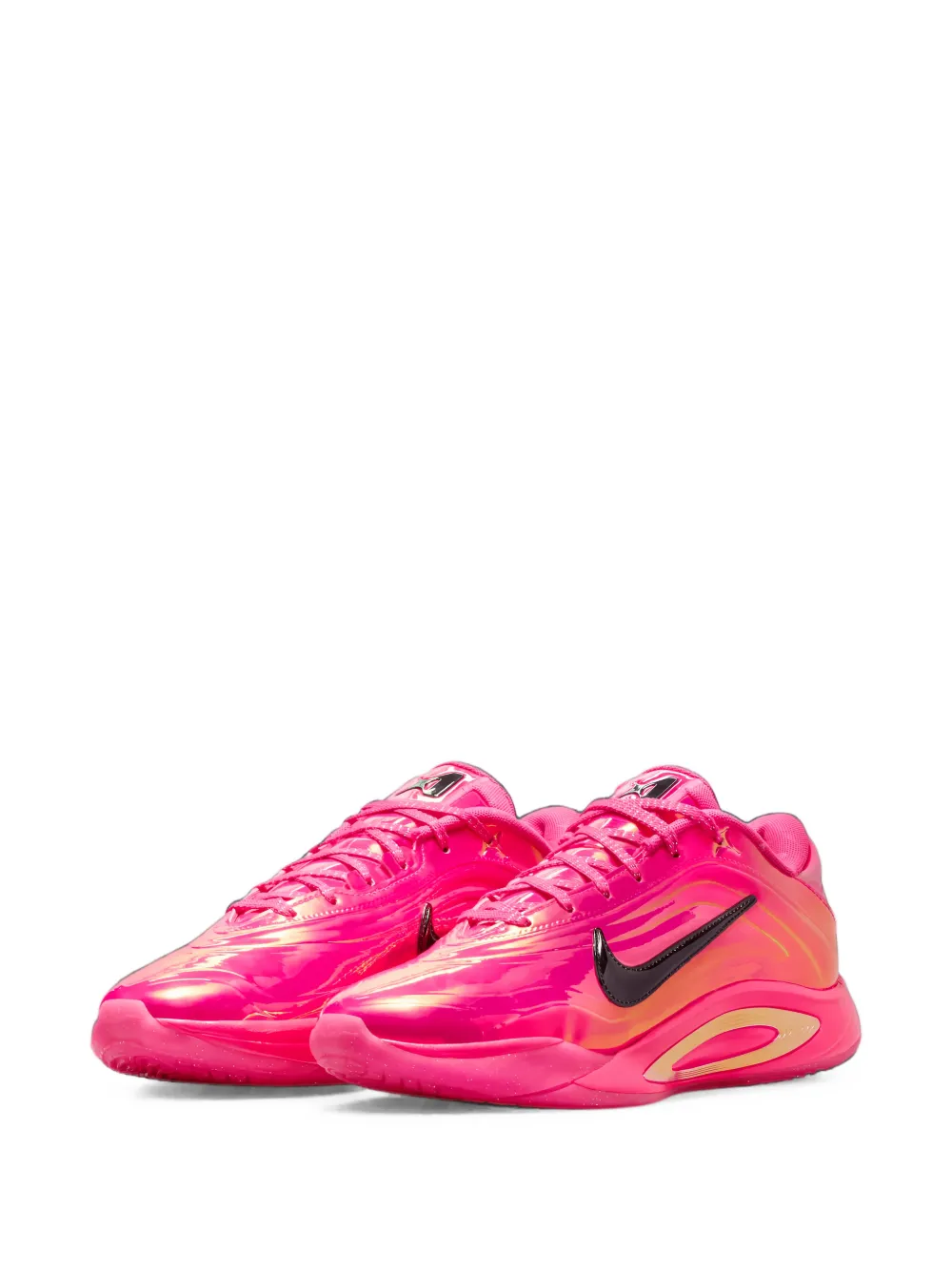 Nike A'One All-Star Warning Label low-top sneakers Roze