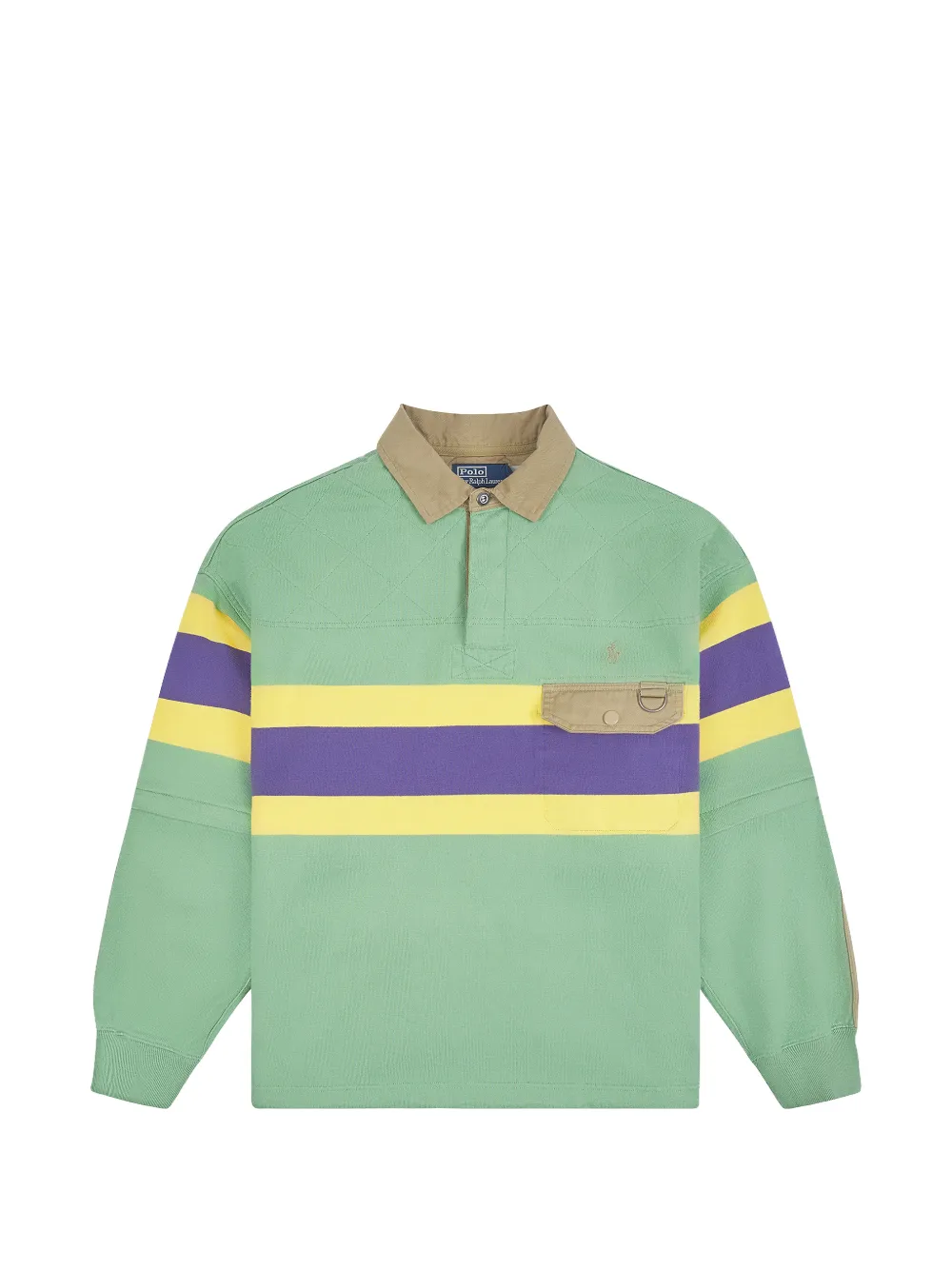 Polo Ralph Lauren patch-detail Utility rugby sweatshirt - Verde