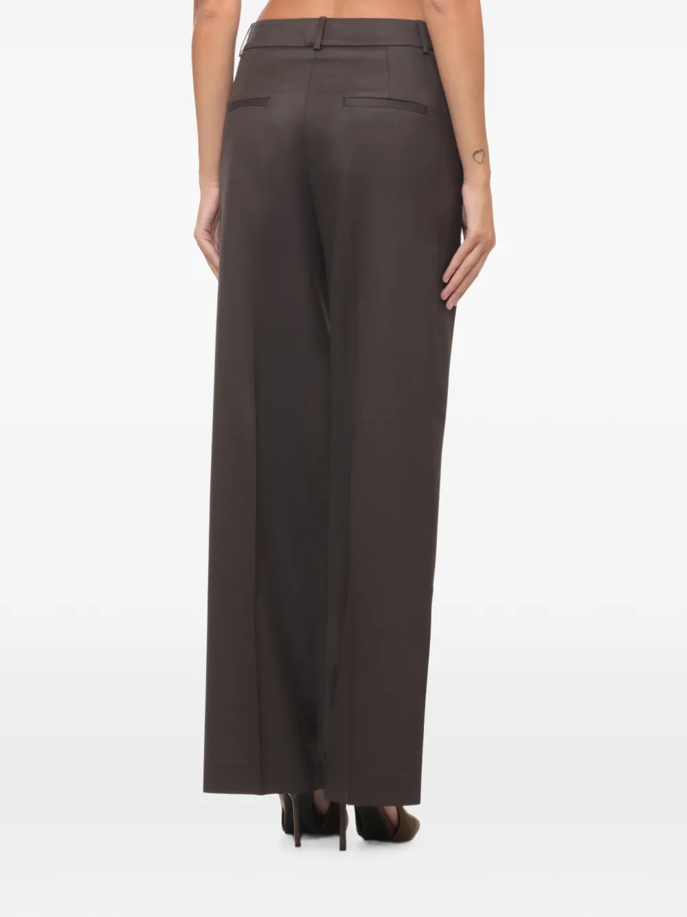 Peserico Geplooide broek Bruin