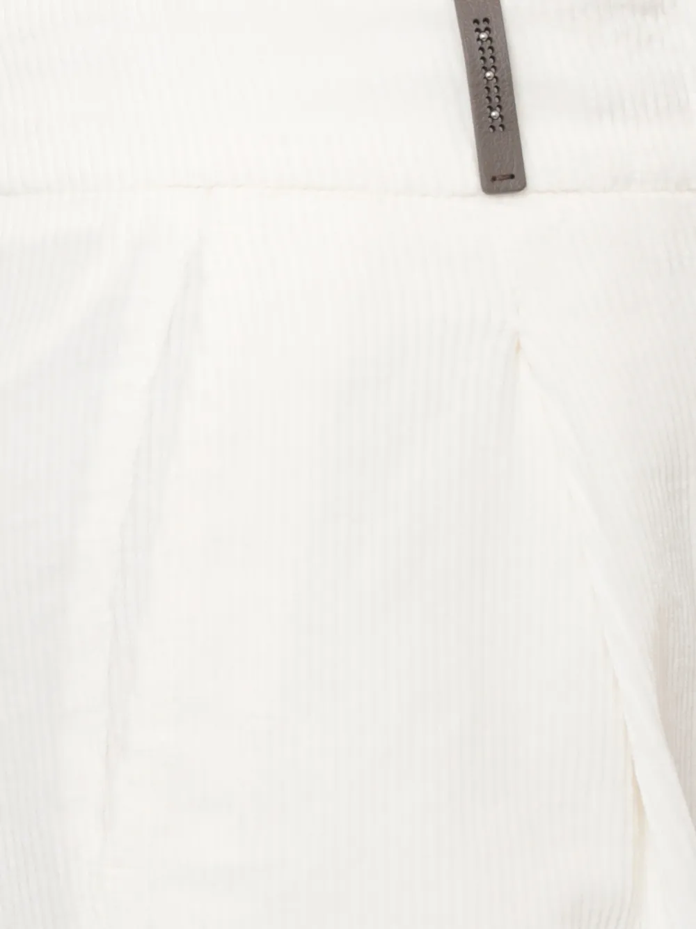 Peserico pleated corduroy trousers Wit
