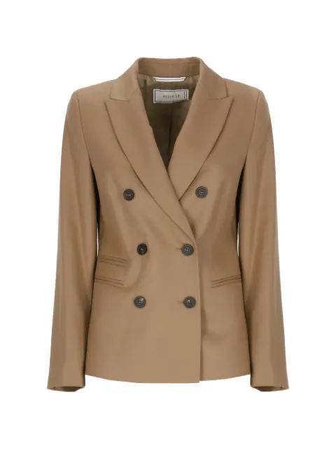 Peserico double-breasted virgin wool jacket
