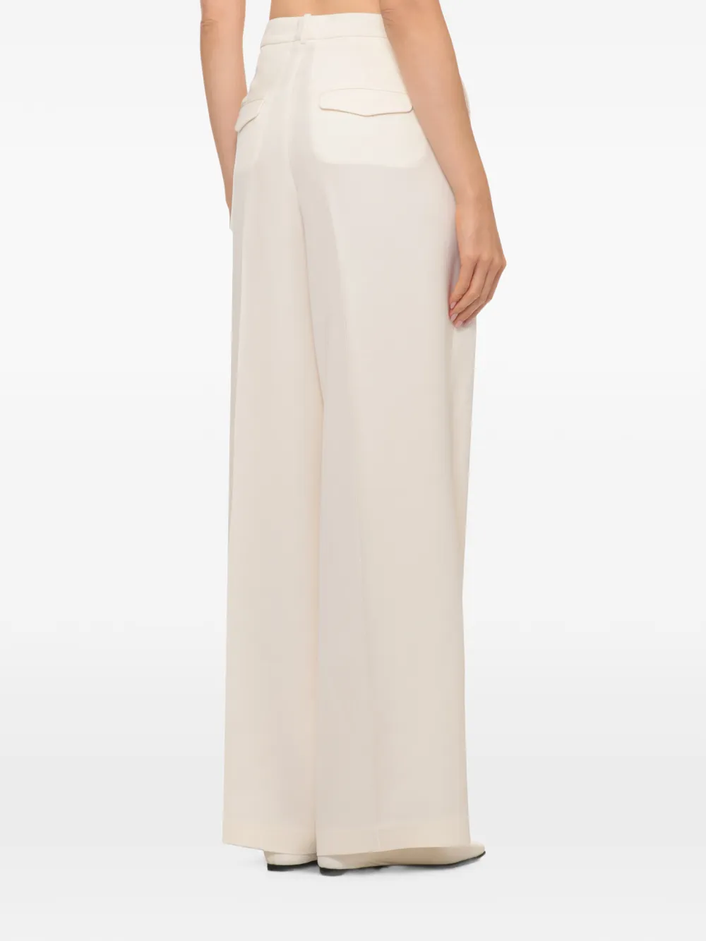 Peserico Aurea broek met monili-afwerking Beige