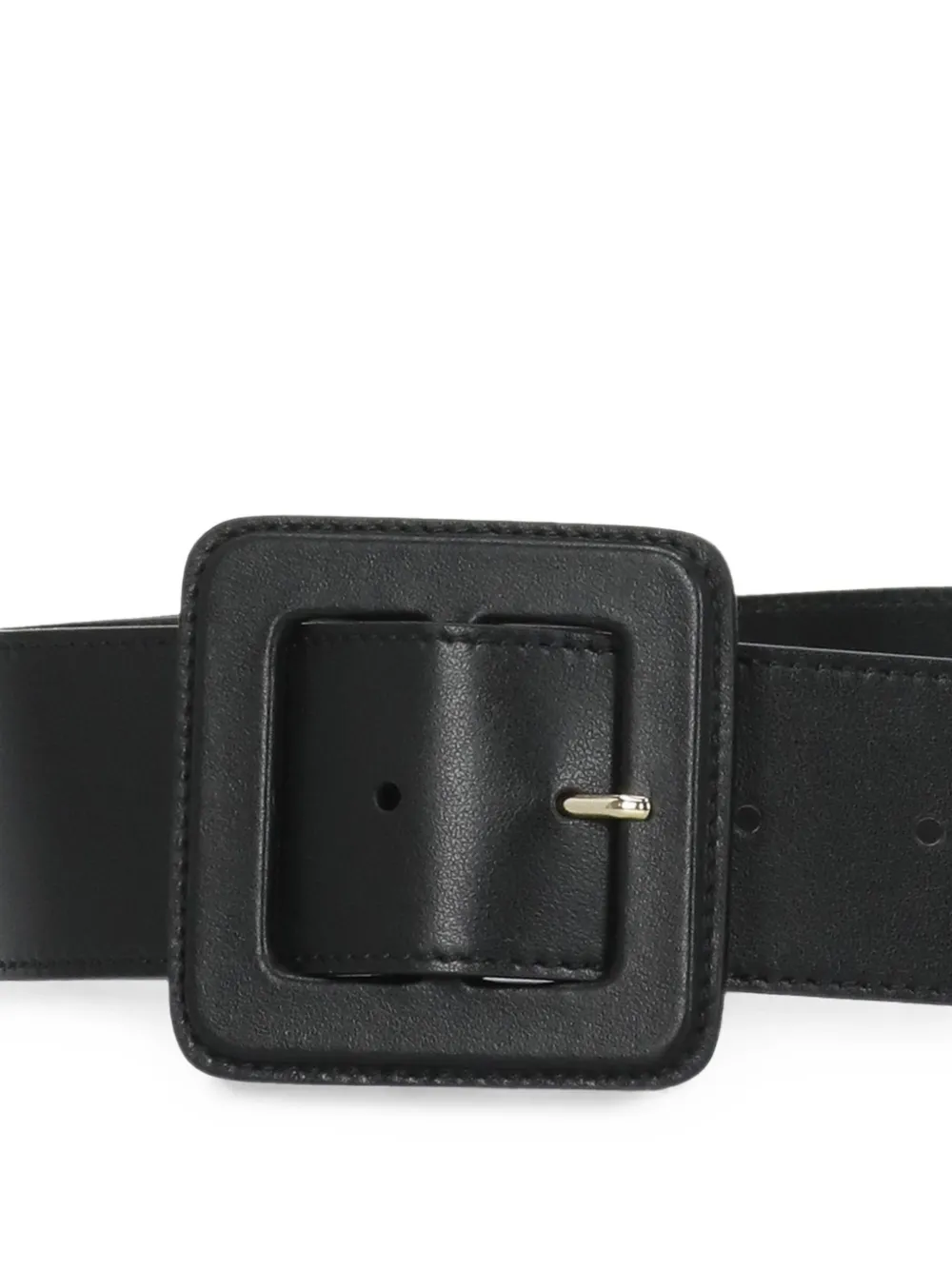 Fabiana Filippi buckle-fastening leather belt Zwart