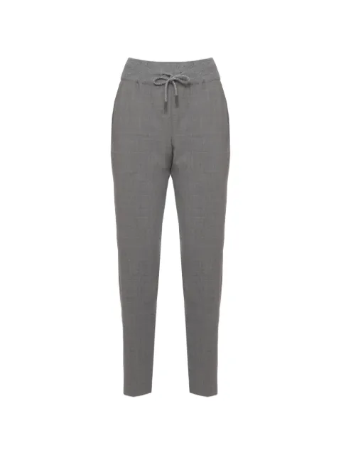PANICALE drawstring-waist tapered trousers
