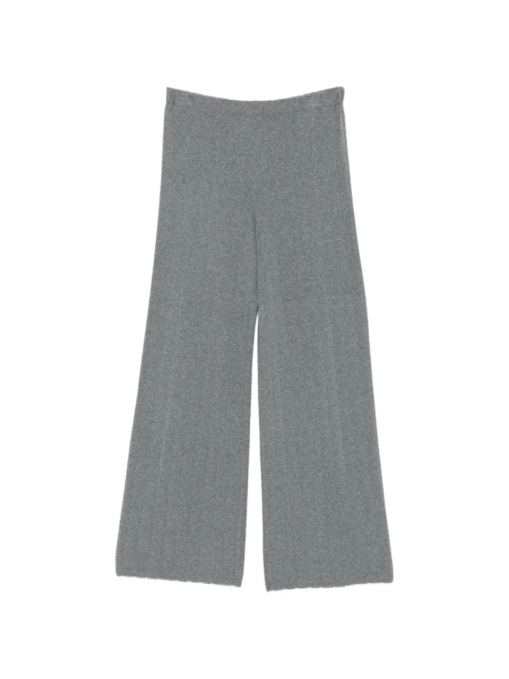 Lisa Yang Shannen ribbed-knit straight trousers - Grau