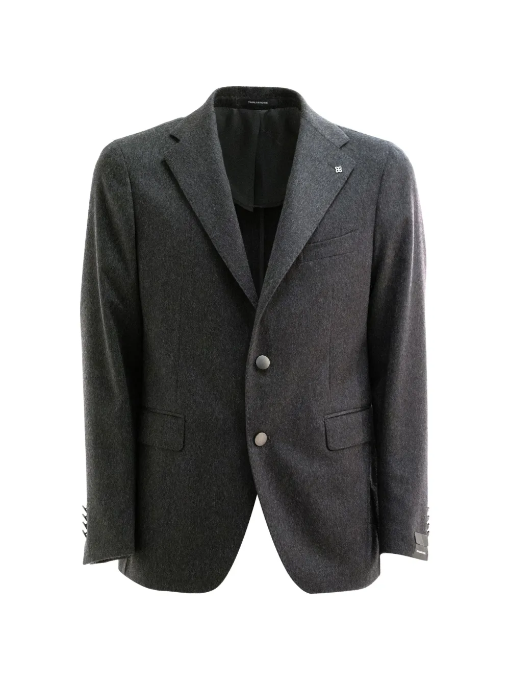 Tagliatore notched-lapel single-breasted blazer - Grau