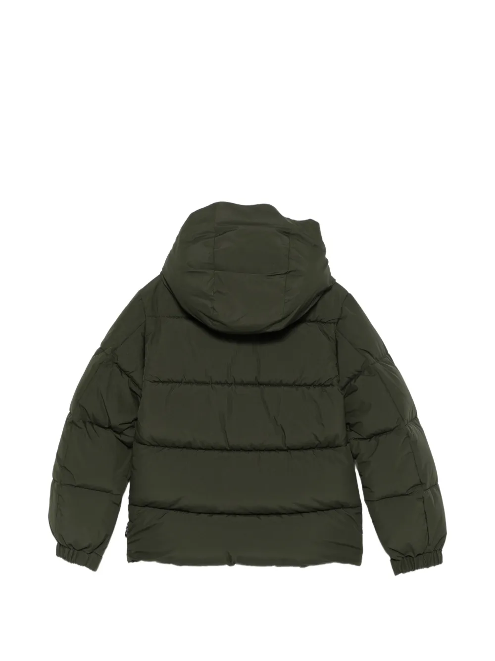 Save The Duck Kids quilted hooded jacket Groen