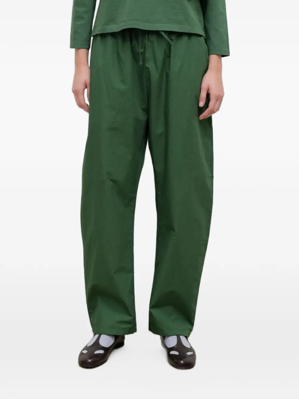 LESET Kyoto drawstring trousers - Verde