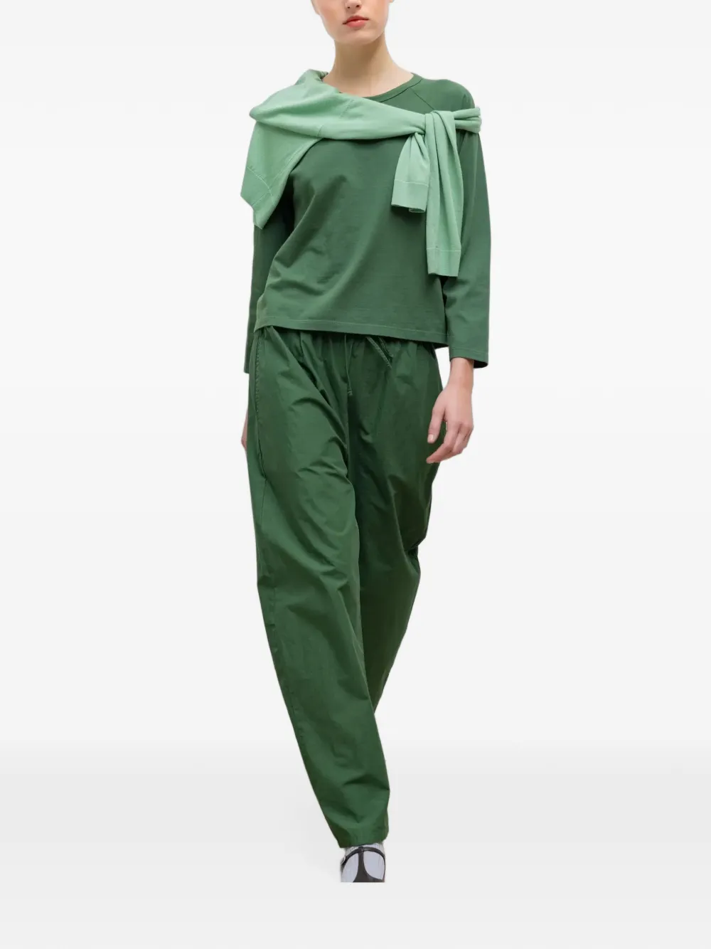 LESET Kyoto broek met trekkoord Groen