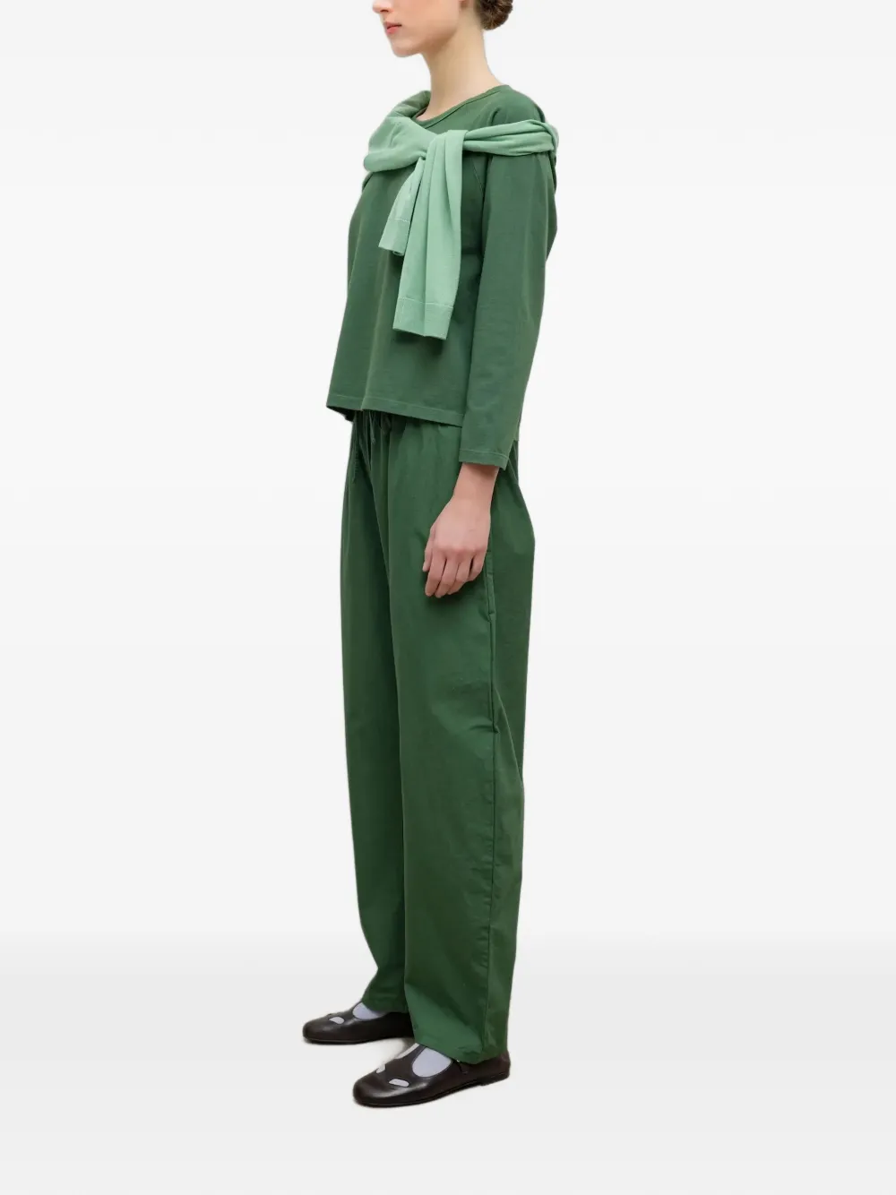 LESET Kyoto broek met trekkoord Groen