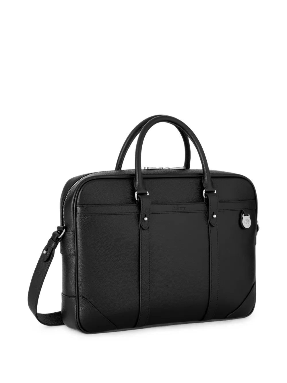 Mulberry Heritage aktetas van generfd leer Zwart