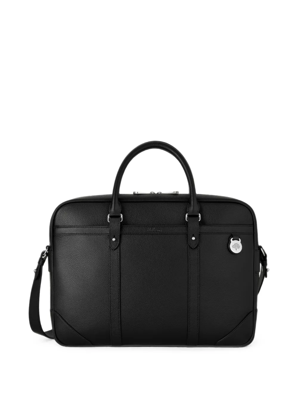 Mulberry Heritage aktetas van generfd leer Zwart
