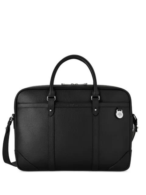 Mulberry Heritage grain leather briefcase