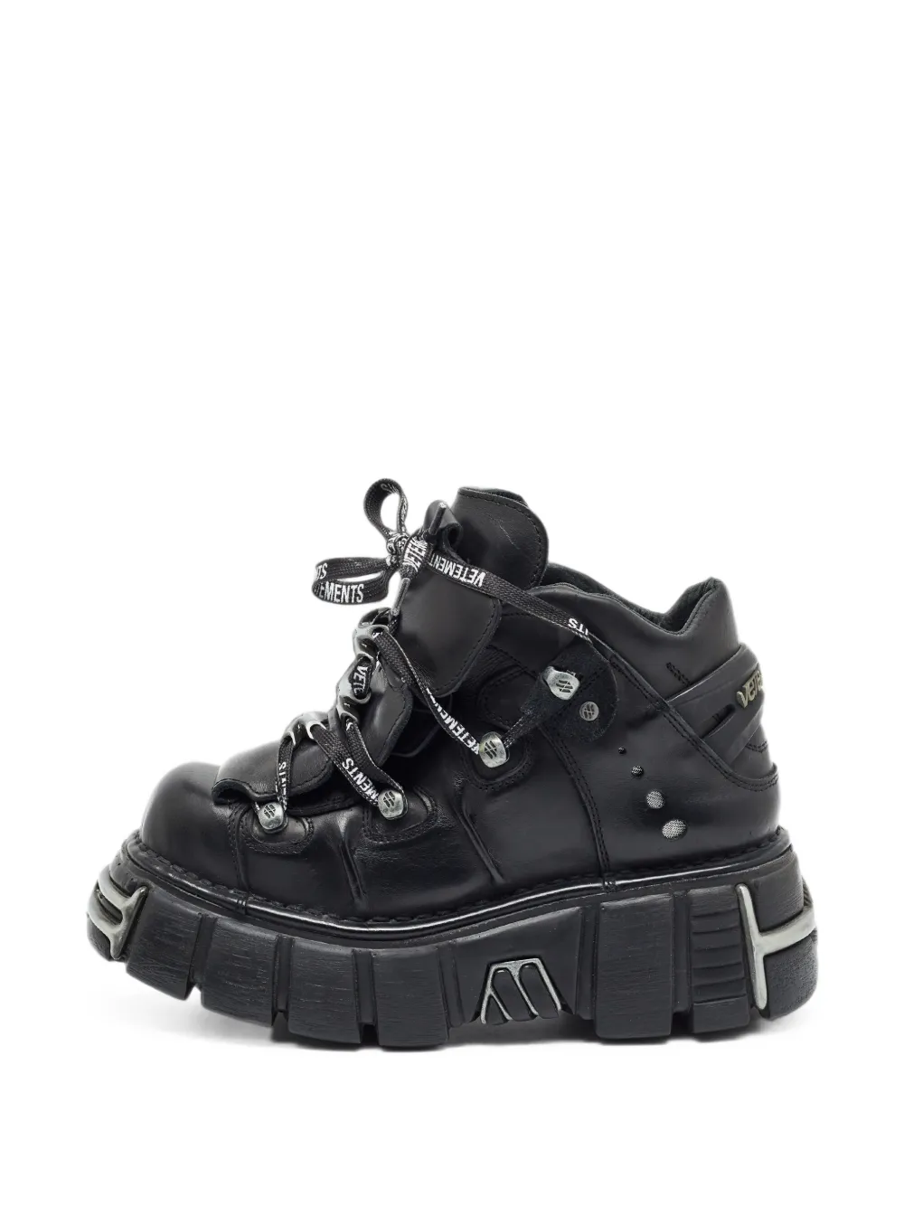 VETEMENTS x New Rock Sneakers mit Plateausohle - Schwarz