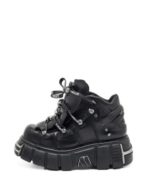 VETEMENTS x New Rock platform low-top sneakers