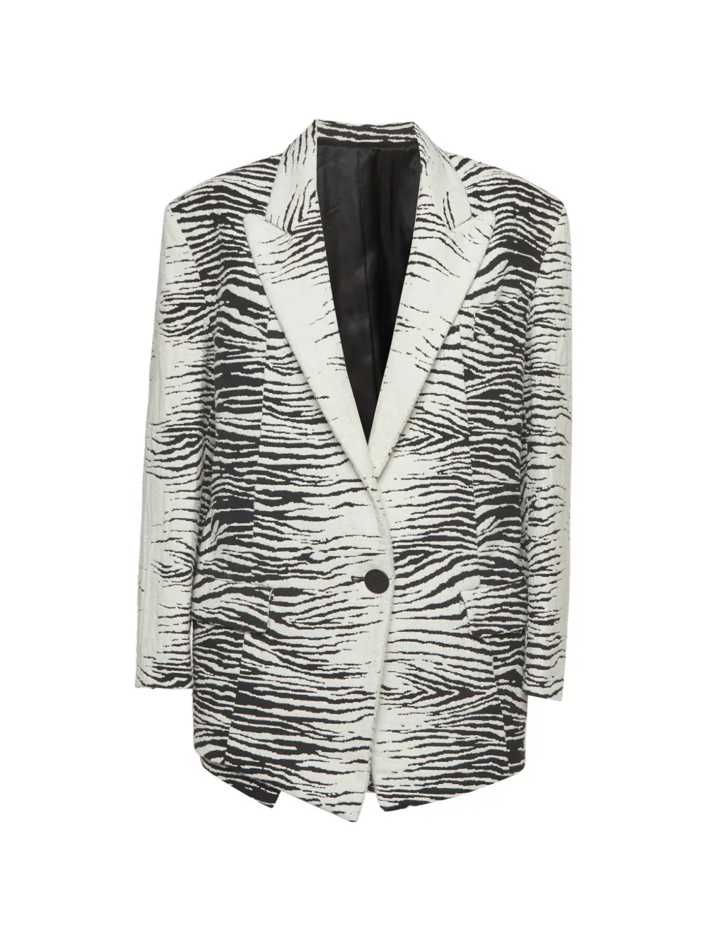 The Attico zebra-jacquard skirt set (seto of two) - Toni neutri