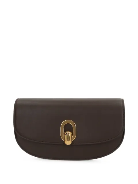 Savette  Tondo Crescent leather mini bag