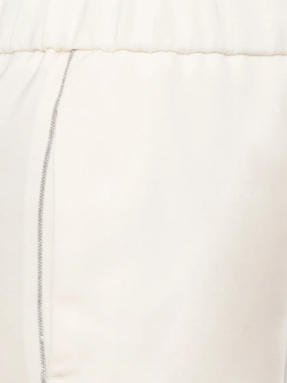 Peserico Aurea pantalon met kettingafwerking Wit