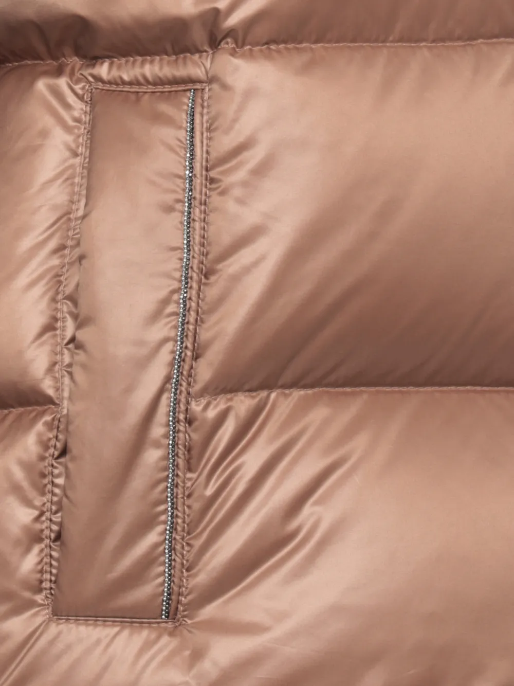 Peserico Bodywarmer met capuchon Bruin