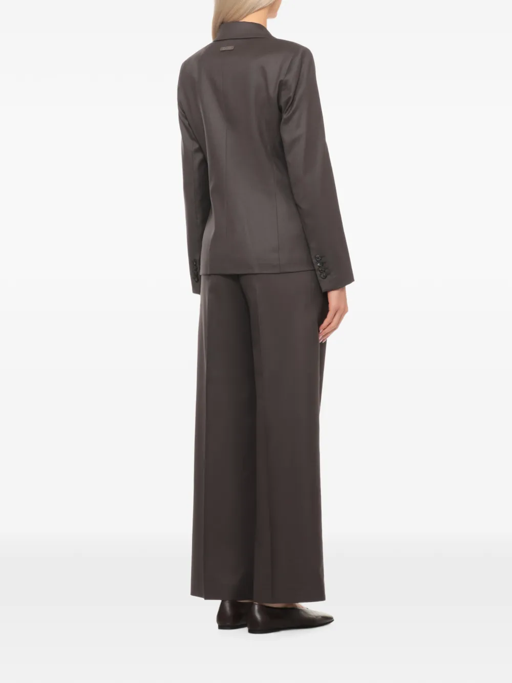 Peserico Blazer met dubbele rij knopen Grijs