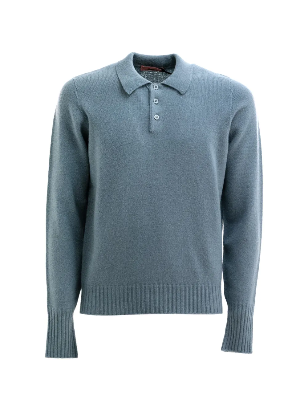 Drumohr polo-collar knitted sweater