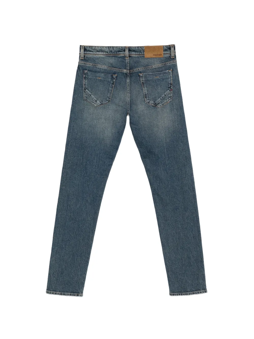 Incotex Jeans met vervaagd effect Blauw