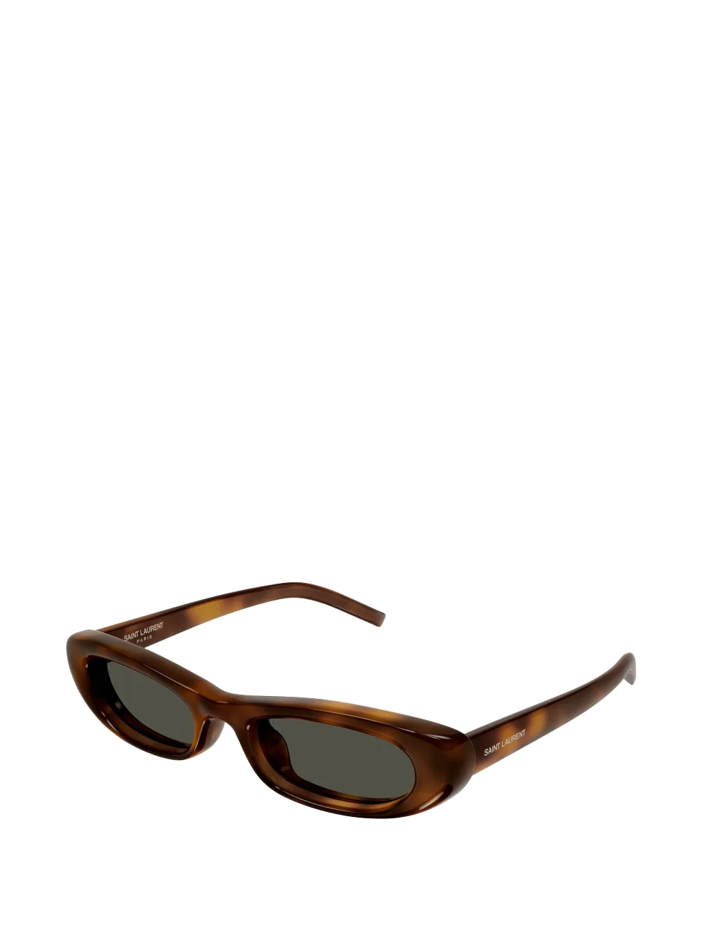 Saint Laurent Eyewear Zonnebril met cat-eye montuur Bruin