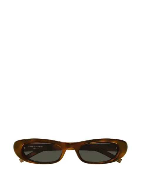 Saint Laurent Eyewear tortoiseshell-effect cat-eye sunglasses
