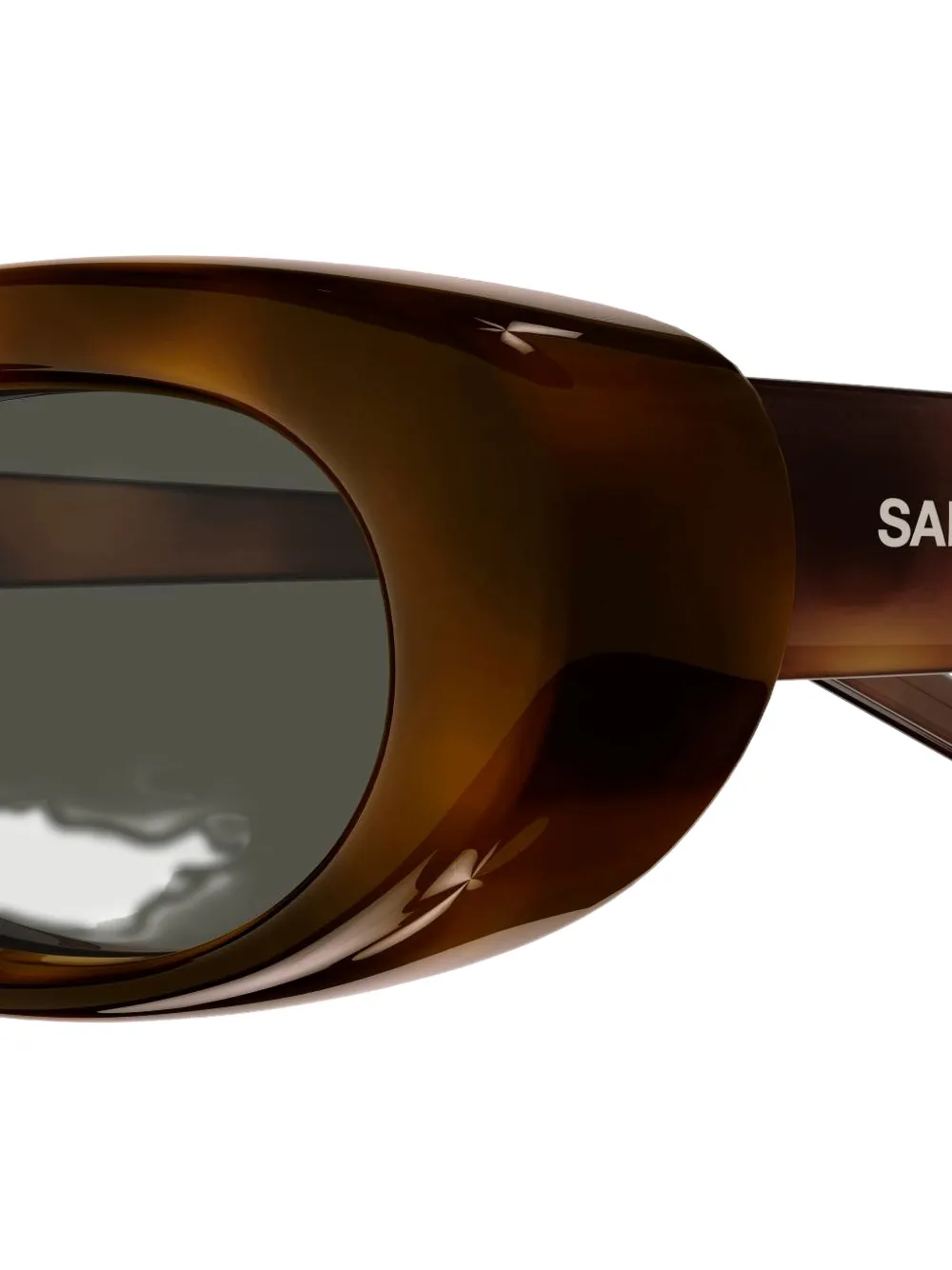 Saint Laurent Eyewear Zonnebril met cat-eye montuur Bruin