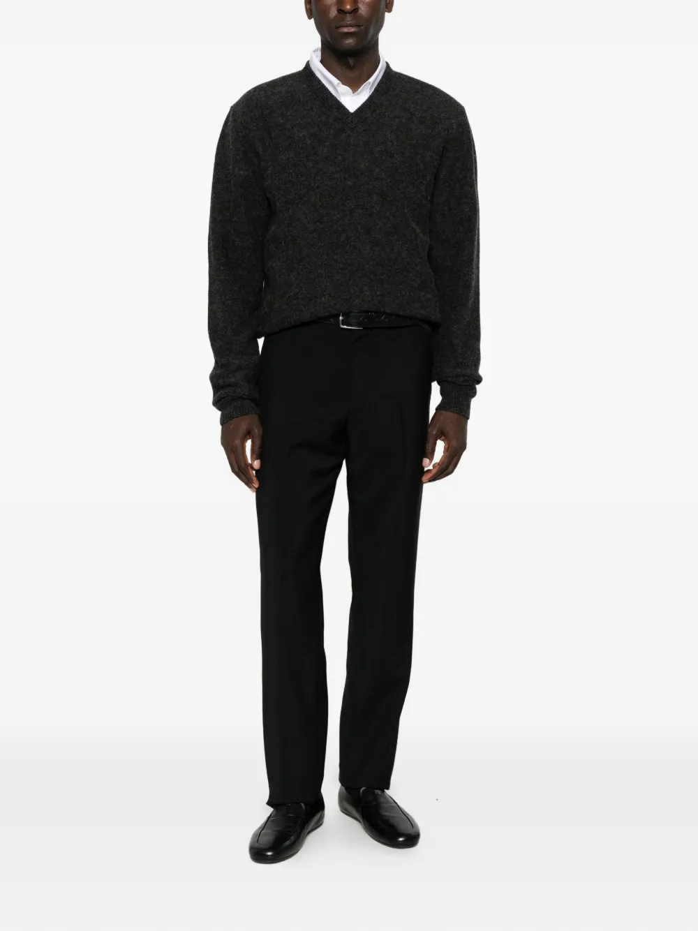 LEMAIRE V-neck sweater Grijs