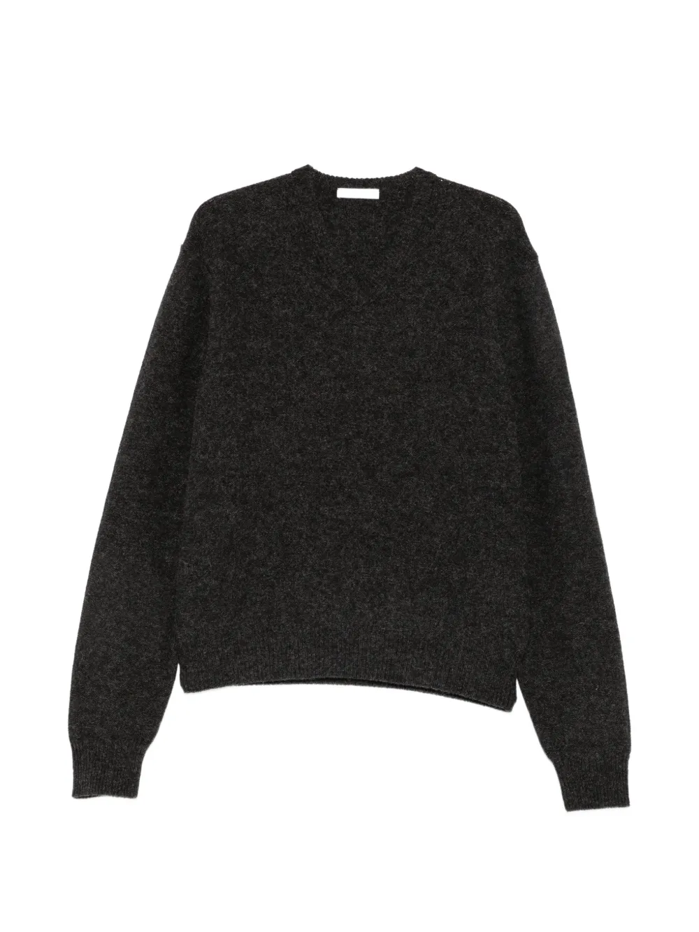Lemaire V-neck Sweater In Black