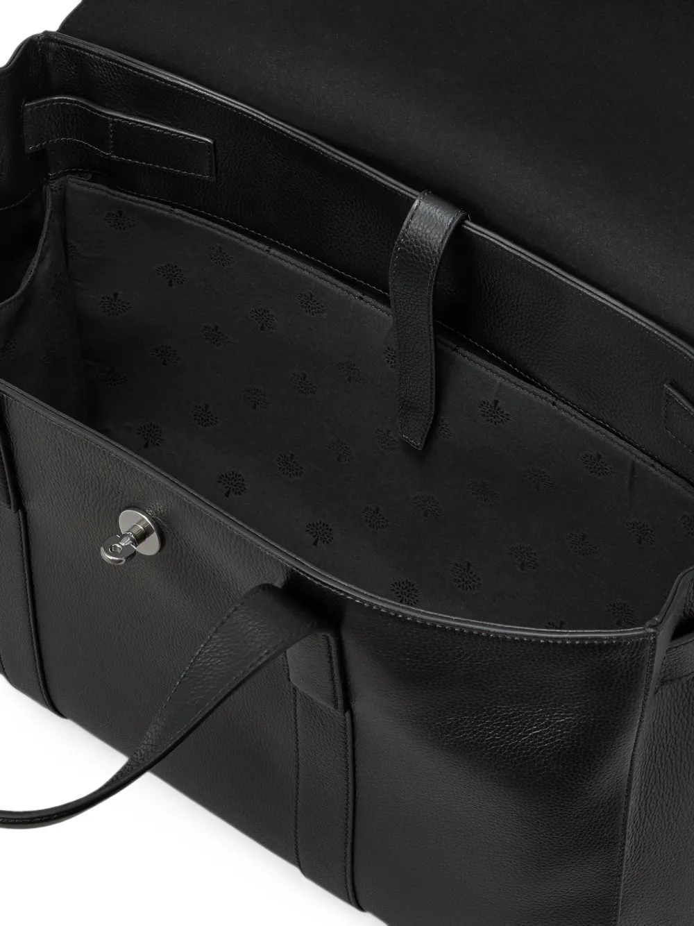 Mulberry Kleine Piccadilly leren messengertas Zwart