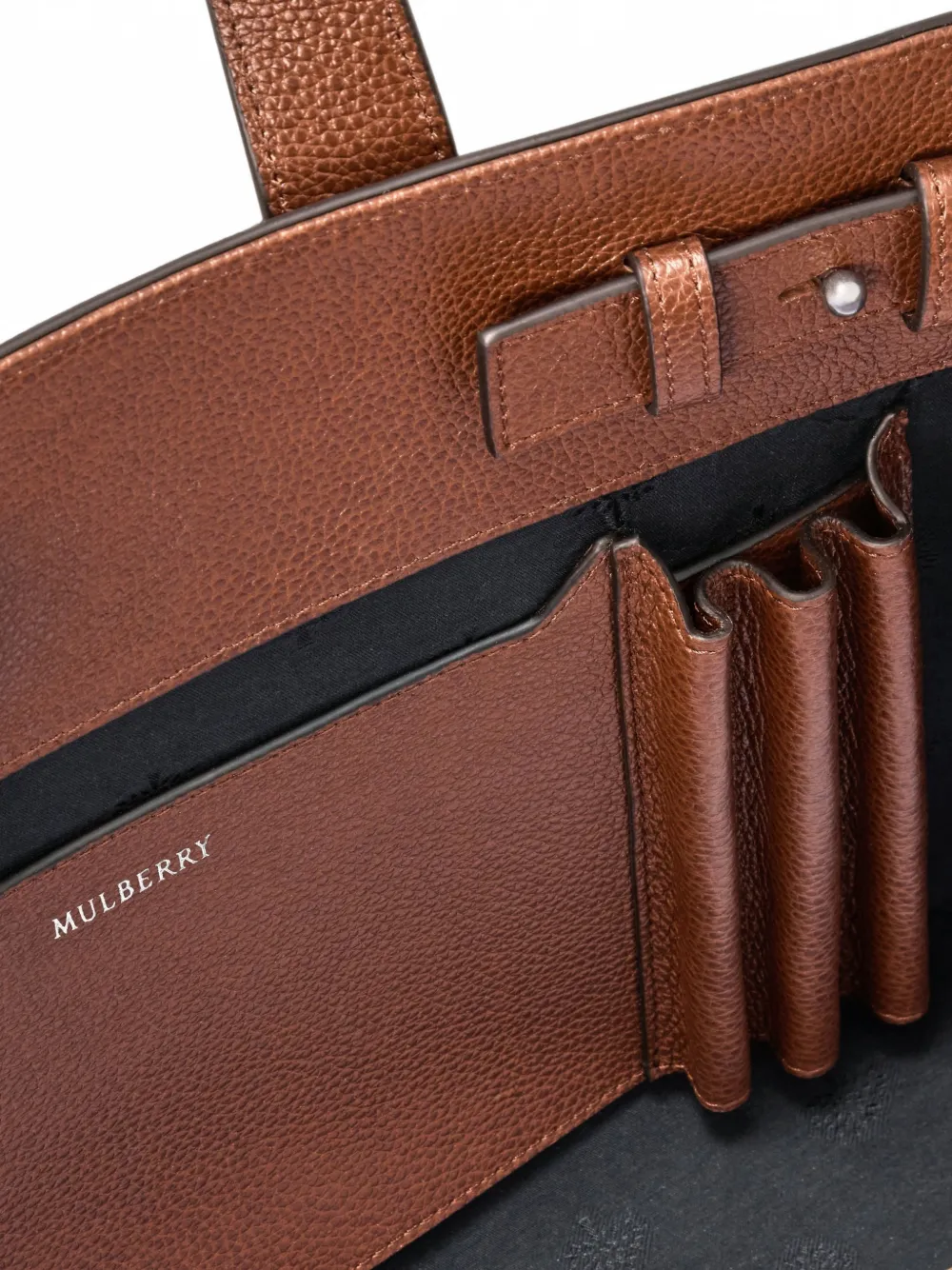 Mulberry Kleine Piccadilly leren shopper Bruin