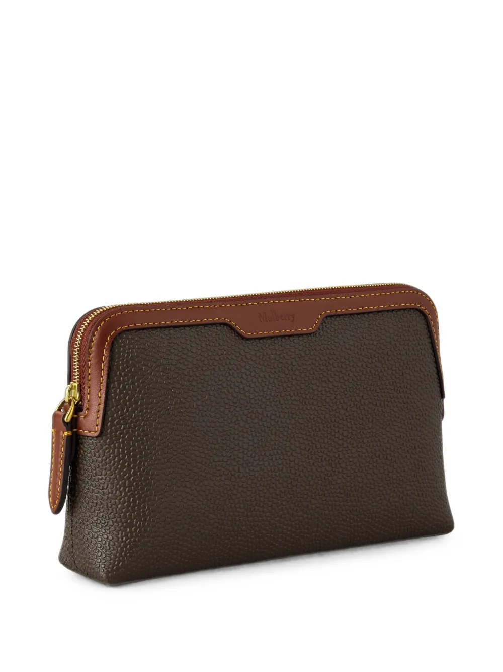 Mulberry Leren make-up tas Bruin