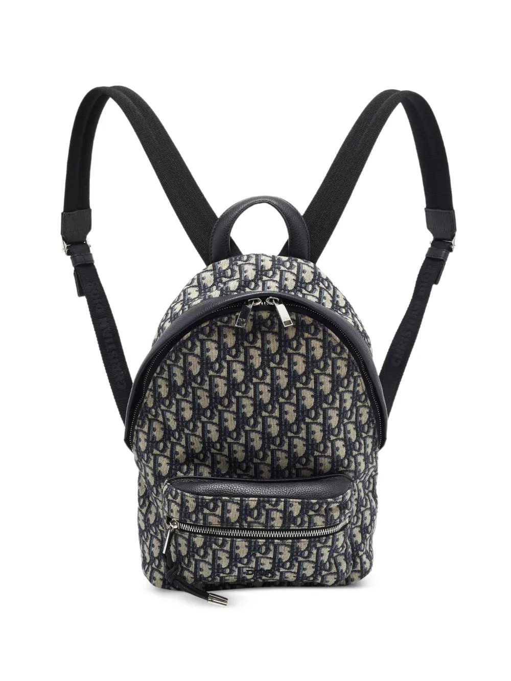 Christian Dior Pre-Owned sac à dos Rider Oblique médium (2019) - Tons neutres Christian Dior Pre-Owned sac à dos Rider Oblique médium (2019) - Tons neutres