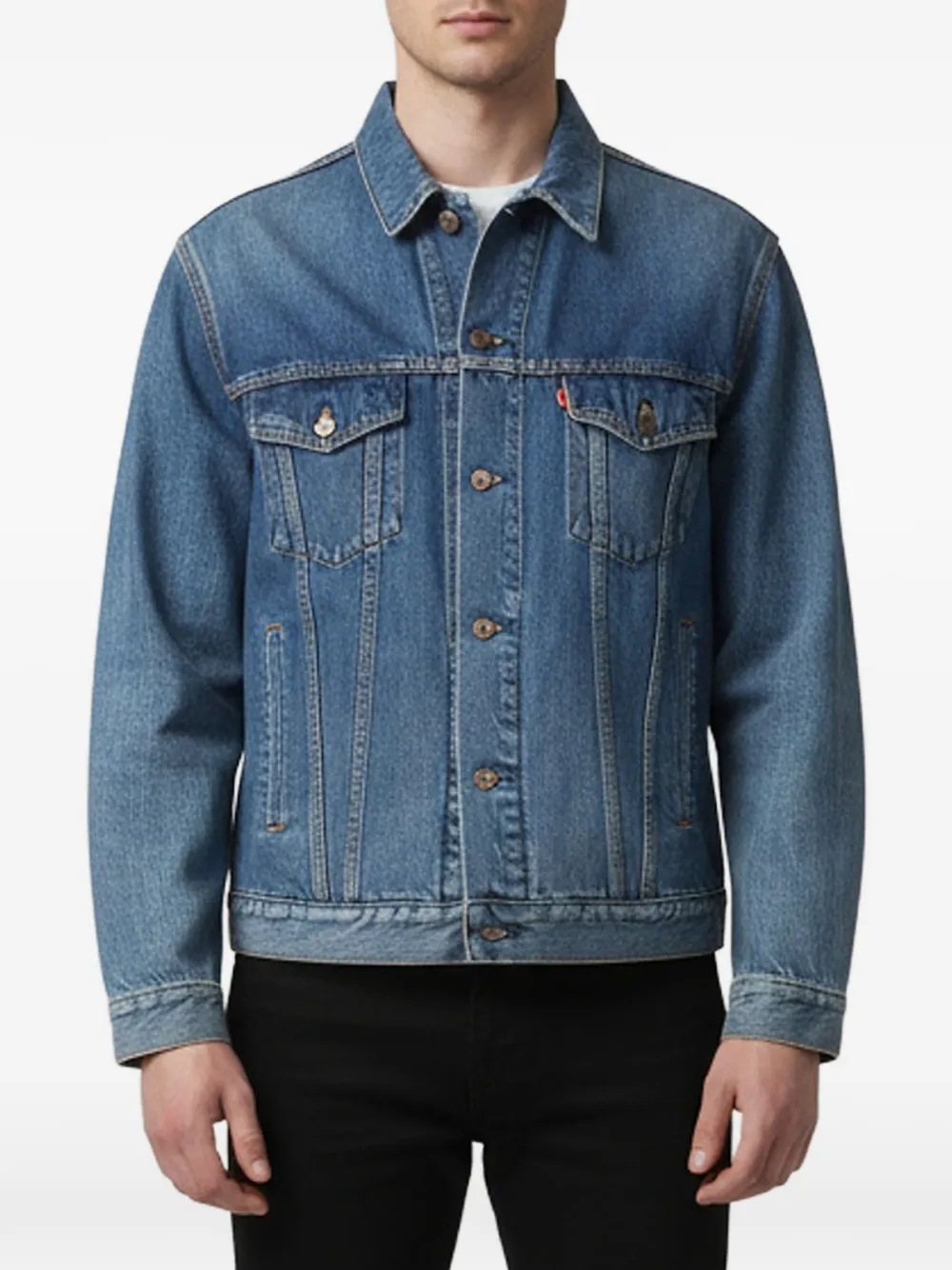 Balenciaga Pre-Owned Like a Man Jeansjacke - Blau