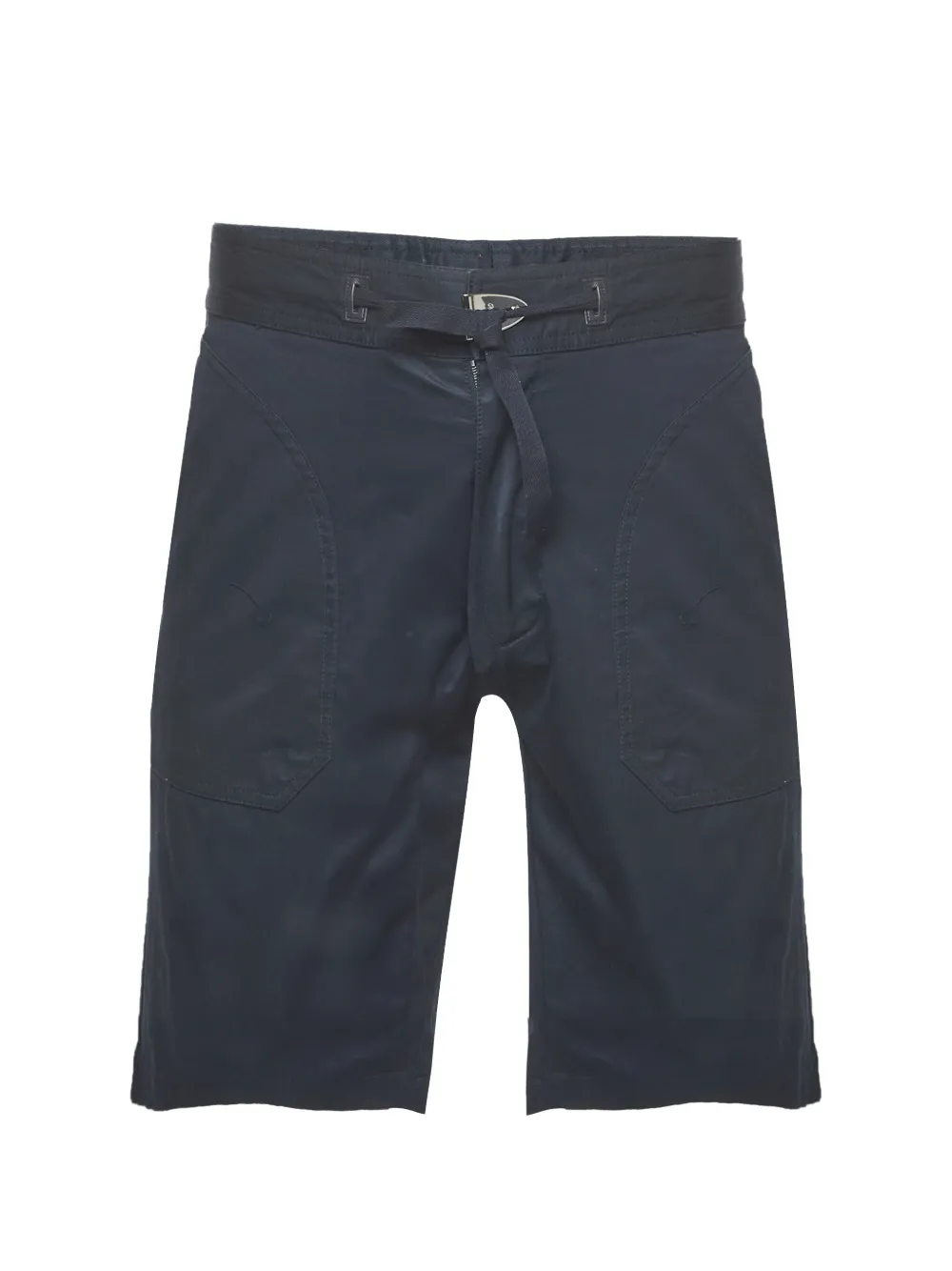 Louis Vuitton Pre-Owned buckle bermuda shorts - Blu