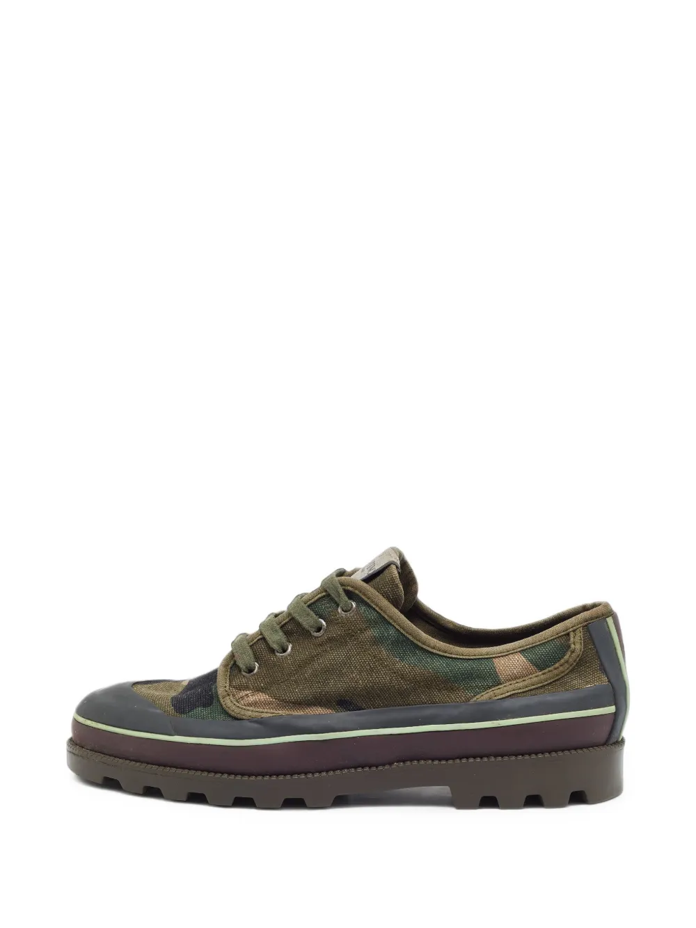 Valentino Garavani Pre-Owned Sneakers mit Camouflagemuster - Grün