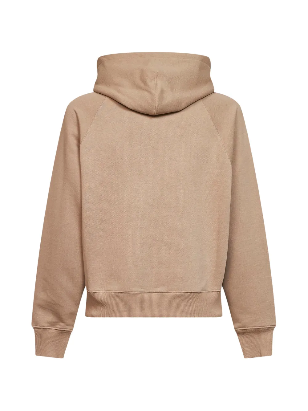 AMI Paris Hoodie met geborduurd logo Beige