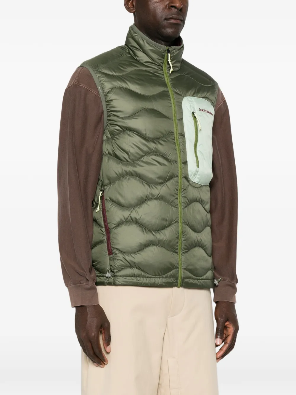 Peak Performance Gewatteerde bodywarmer Groen