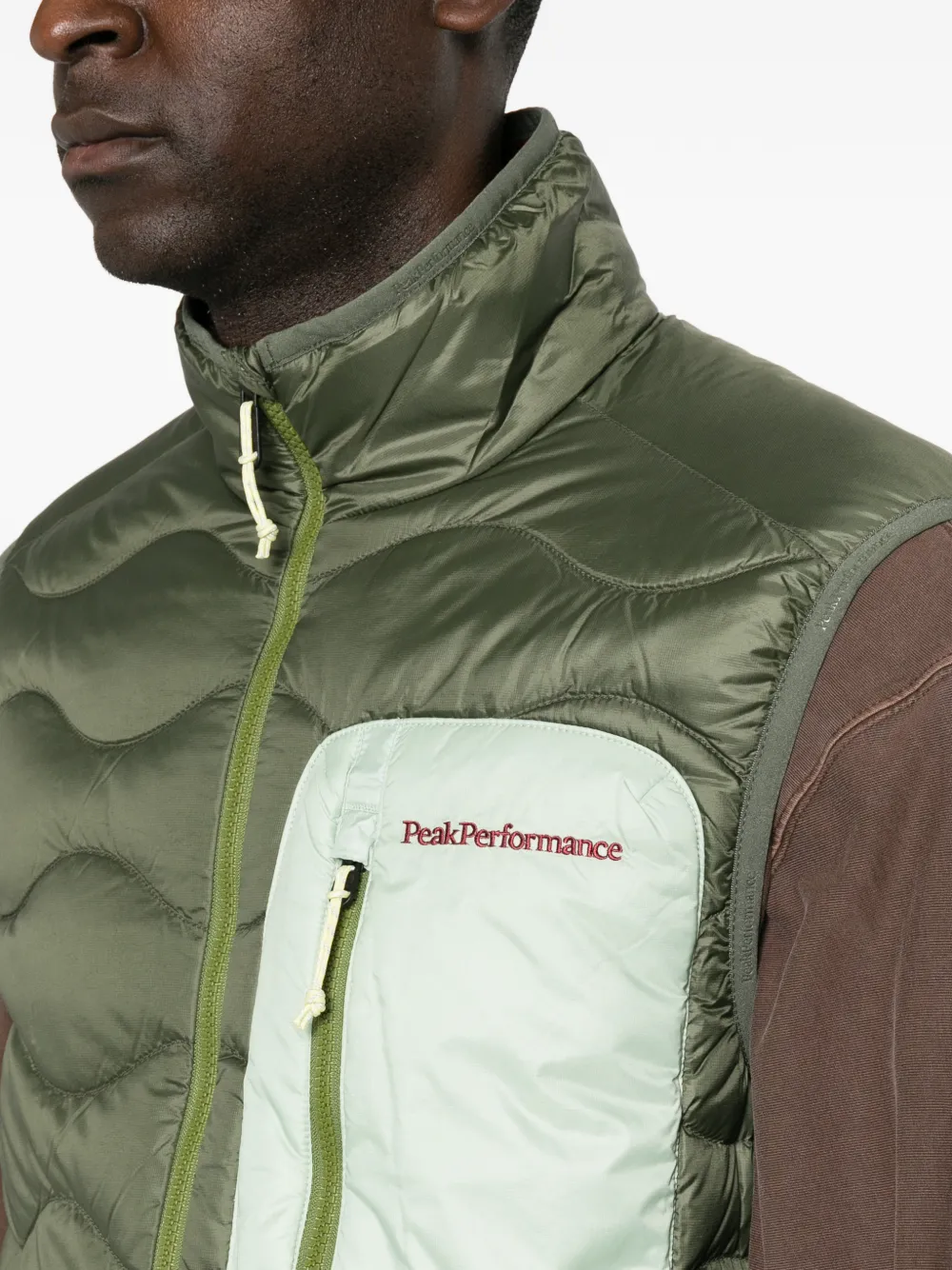 Peak Performance Gewatteerde bodywarmer Groen