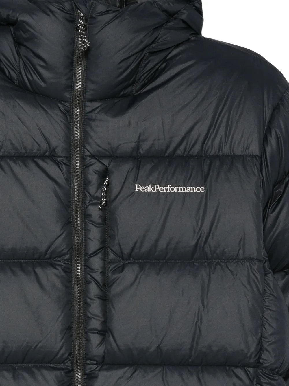 Peak Performance Gevoerd jack met capuchon Zwart