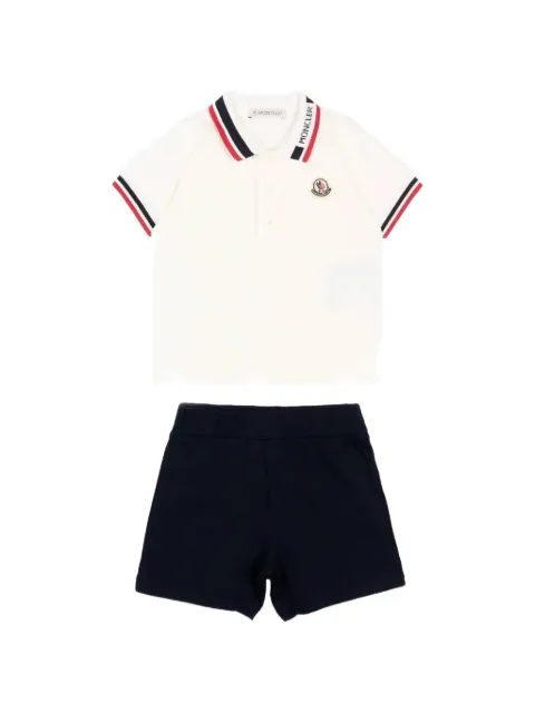 Moncler Enfant traje deportivo con parche del logo