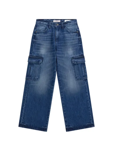guess kids button-fastening cargo jeans