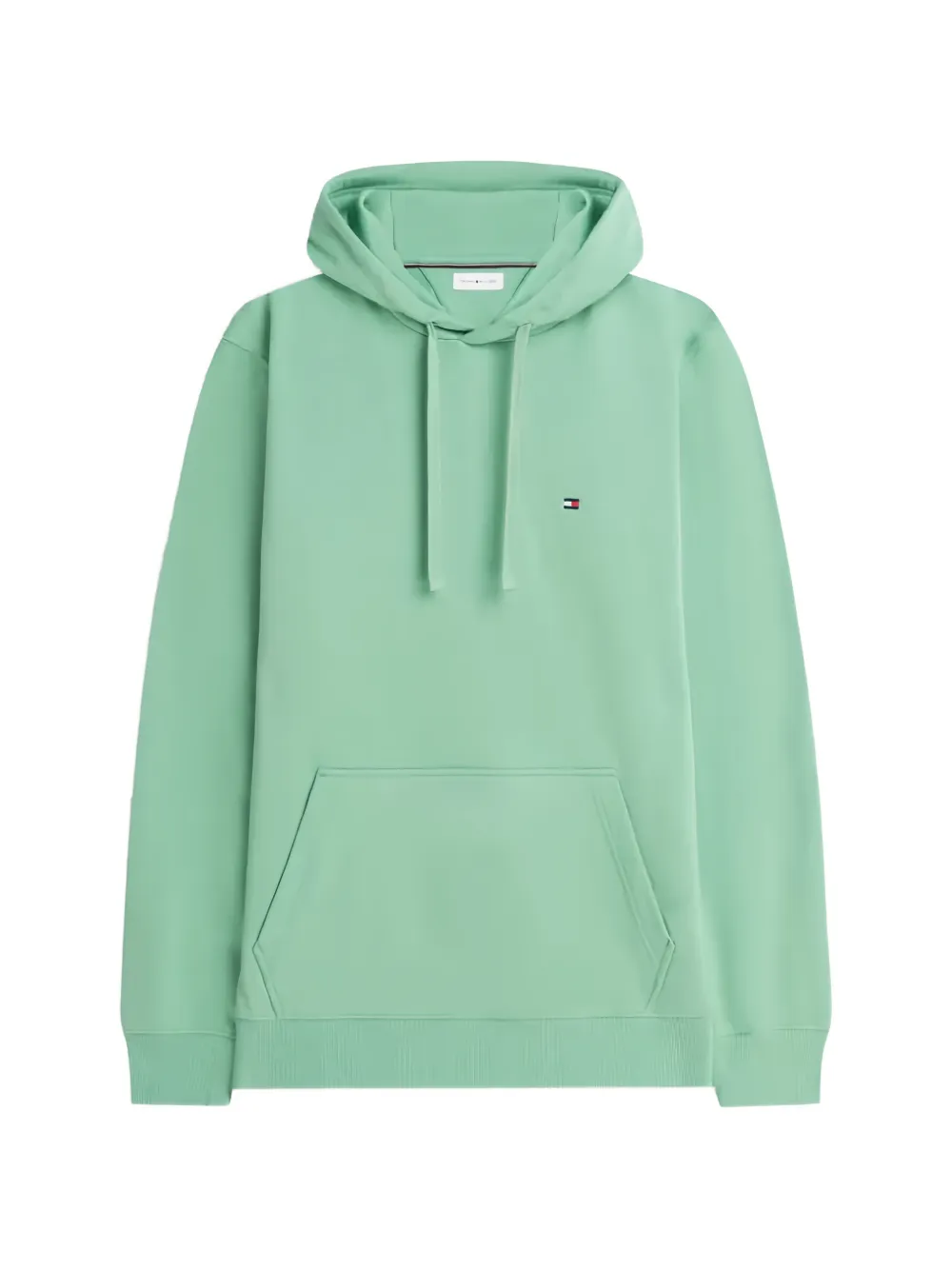 Tommy Hilfiger logo-patch kangaroo-pocket hoodie