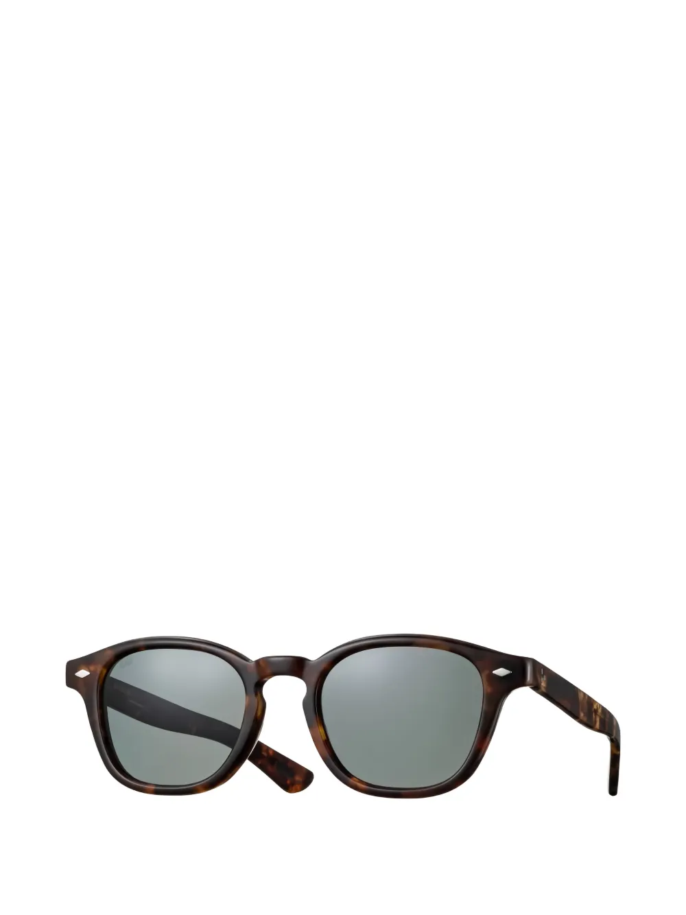 Eyevan Inc. Byron Brille mit rundem Gestell - Braun
