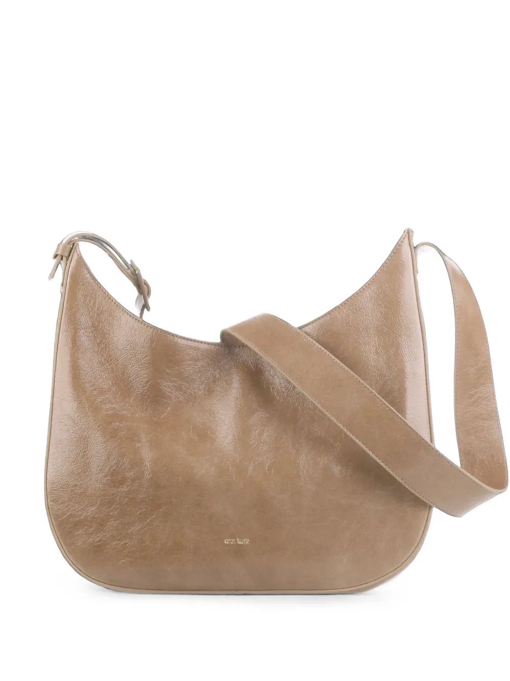 ann kurz Versatile patent leather crossbody bag