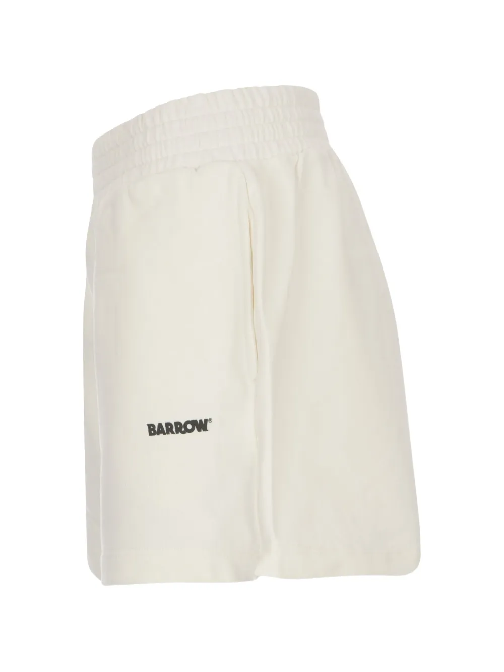 BARROW Shorts met logoprint Wit