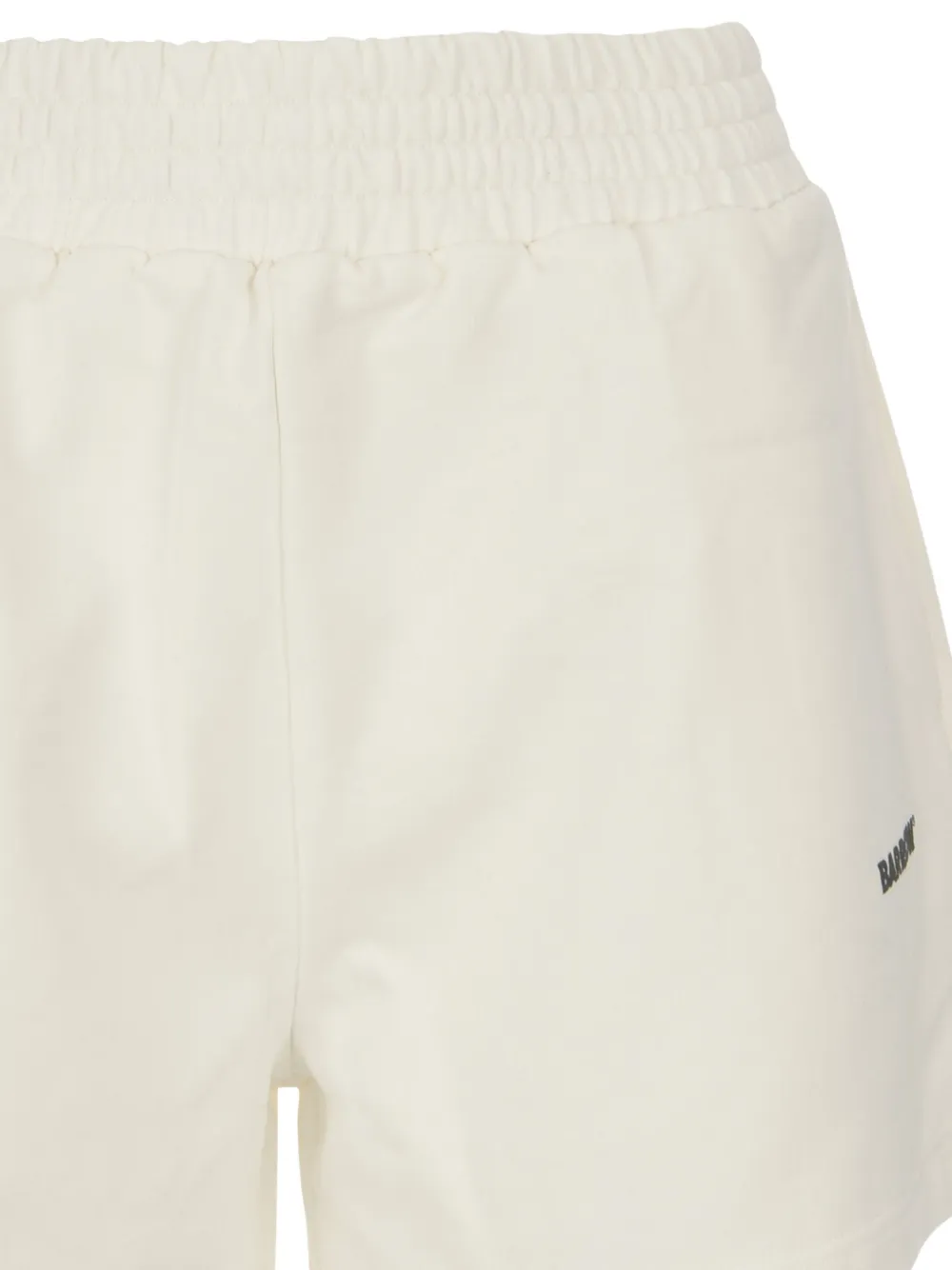 BARROW Shorts met logoprint Wit